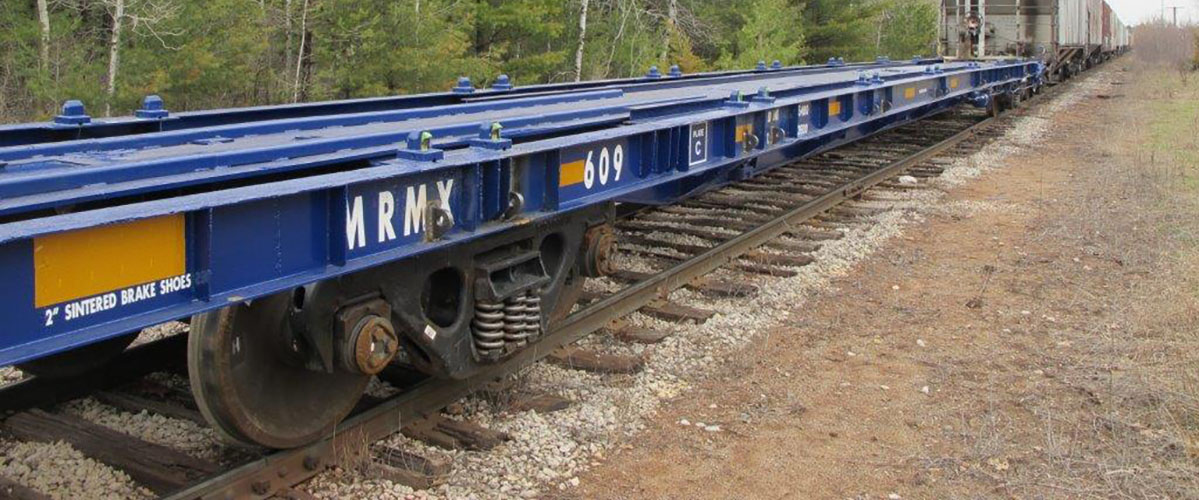 89 ' Flat Car - Tracking Sand car Conversion